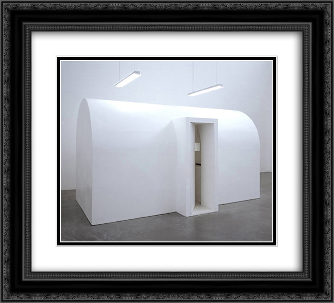 Cell No. 1 22x20 Black Ornate Wood Framed Art Print Poster with Double Matting by Absalon