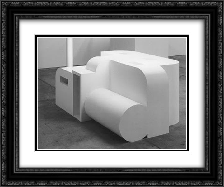 Cell No. 3 (Prototype) 24x20 Black Ornate Wood Framed Art Print Poster with Double Matting by Absalon