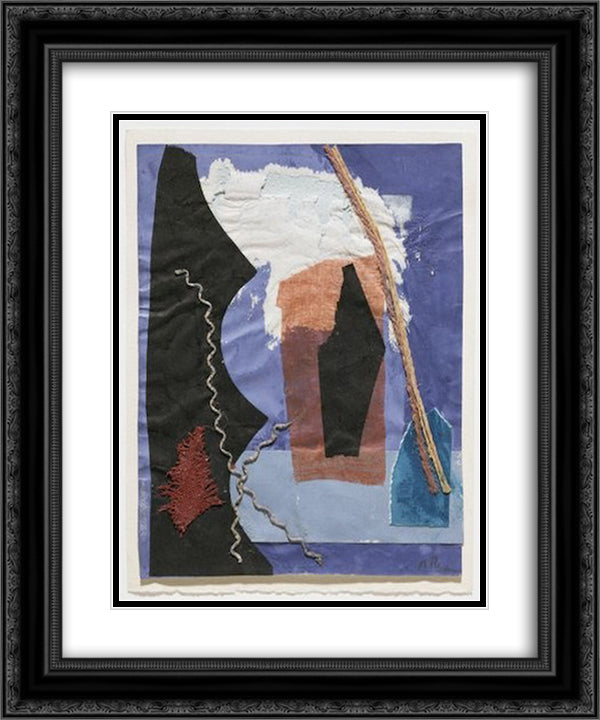 Number 226 20x24 Black Ornate Wood Framed Art Print Poster with Double Matting by Ryan, Anne