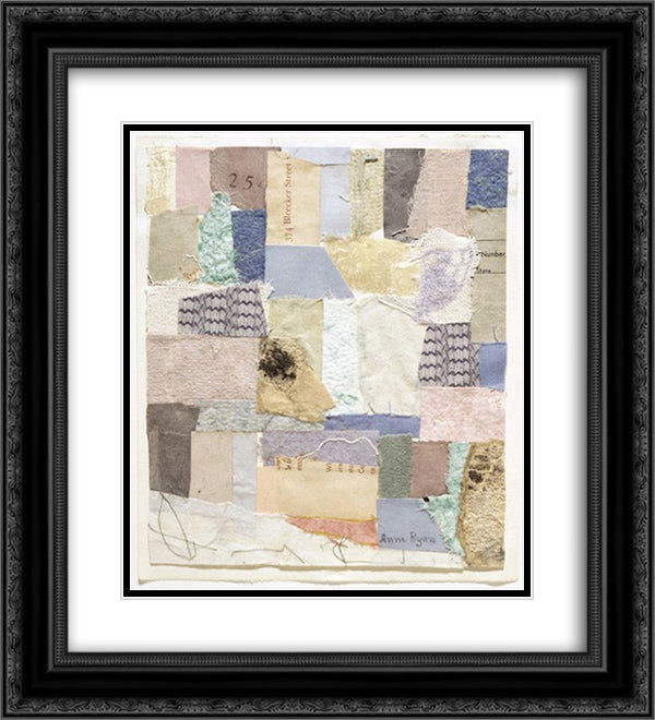 Number 334 20x22 Black Ornate Wood Framed Art Print Poster with Double Matting by Ryan, Anne