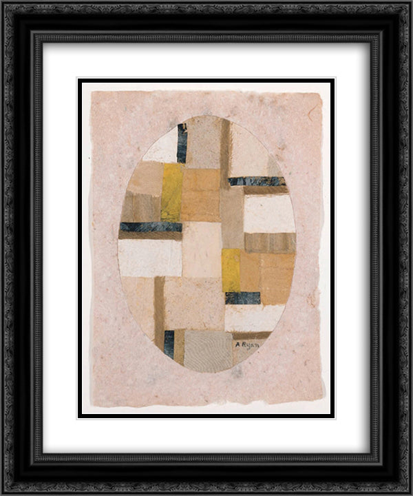 Number 456 20x24 Black Ornate Wood Framed Art Print Poster with Double Matting by Ryan, Anne