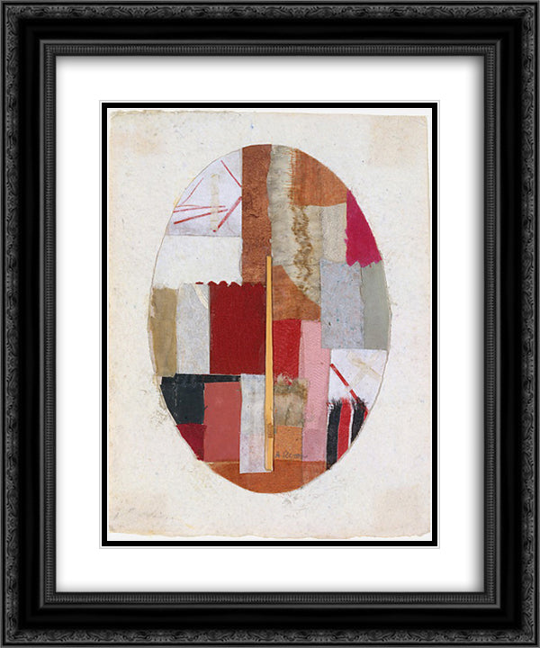 Number 57 20x24 Black Ornate Wood Framed Art Print Poster with Double Matting by Ryan, Anne