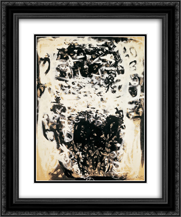 Senza titolo (senza titolo 3959) 20x24 Black Ornate Wood Framed Art Print Poster with Double Matting by Sanfilippo, Antonio