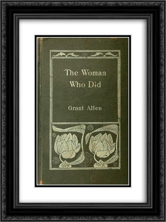 The Woman Who Did 18x24 Black Ornate Wood Framed Art Print Poster with Double Matting by Beardsley, Aubrey