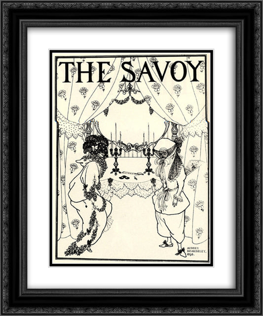 Title page 20x24 Black Ornate Wood Framed Art Print Poster with Double Matting by Beardsley, Aubrey