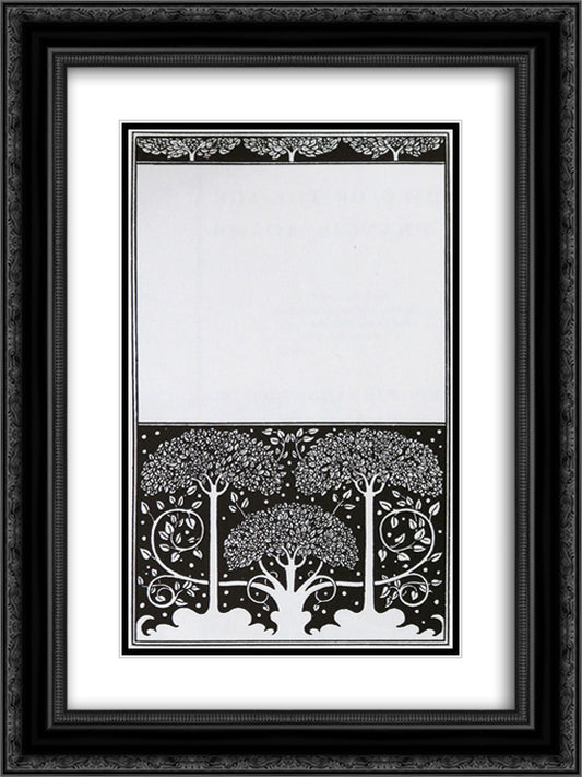 Title page of Grey Ross 18x24 Black Ornate Wood Framed Art Print Poster with Double Matting by Beardsley, Aubrey