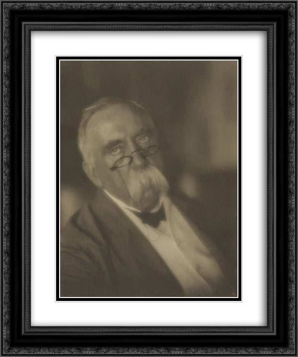 Director of the Hagerstown National Bank 20x24 Black Ornate Wood Framed Art Print Poster with Double Matting by White, Clarence