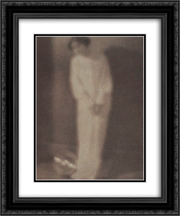 Experiment #27 (collaboration with Stieglitz) 20x24 Black Ornate Wood Framed Art Print Poster with Double Matting by White, Clarence