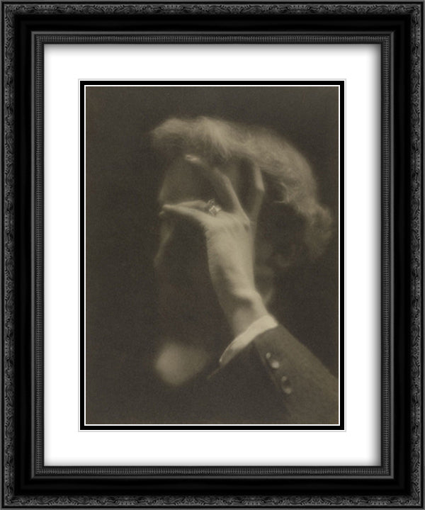 F. Holland Day 20x24 Black Ornate Wood Framed Art Print Poster with Double Matting by White, Clarence
