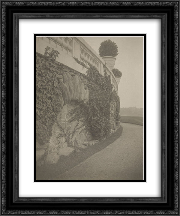 Newport, Rhode Island 20x24 Black Ornate Wood Framed Art Print Poster with Double Matting by White, Clarence