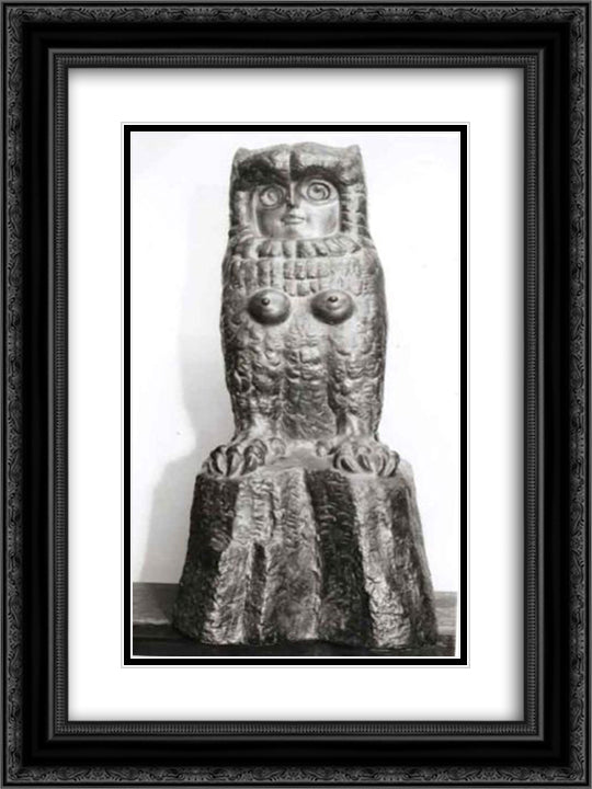 Chimera of the Night 18x24 Black Ornate Wood Framed Art Print Poster with Double Matting by Paciurea, Dimitrie