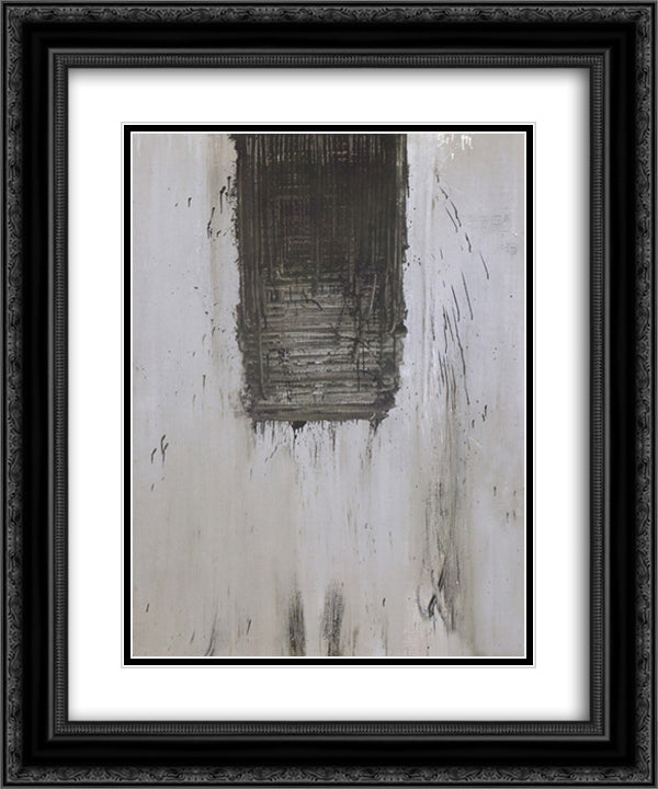 Immovilita 20x24 Black Ornate Wood Framed Art Print Poster with Double Matting by Scanavino, Emilio
