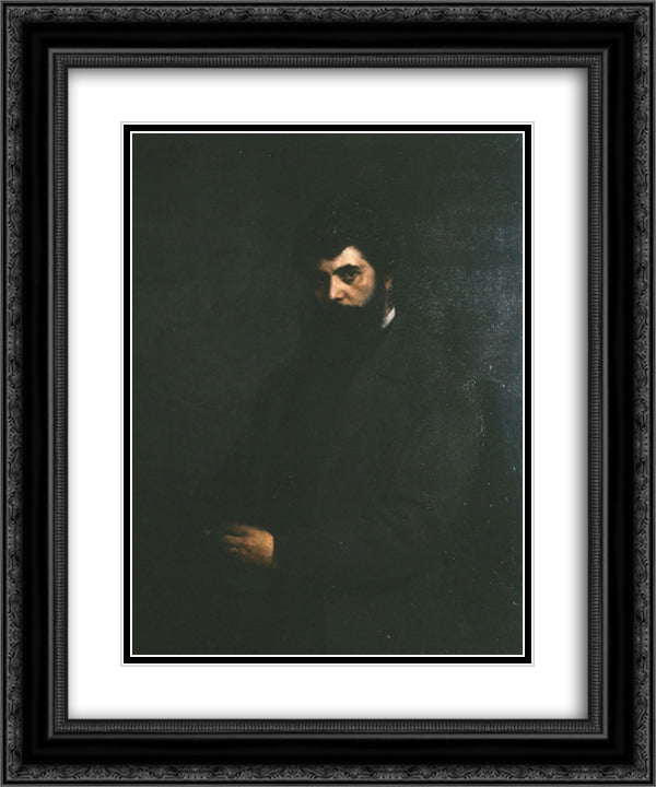 Nikolaos Politis, Student in Munich 20x24 Black Ornate Wood Framed Art Print Poster with Double Matting by Jakobides, Georgios