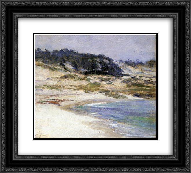 17 Mile Drive 22x20 Black Ornate Wood Framed Art Print Poster with Double Matting by Rose, Guy
