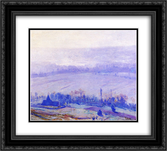 August Noon 22x20 Black Ornate Wood Framed Art Print Poster with Double Matting by Rose, Guy