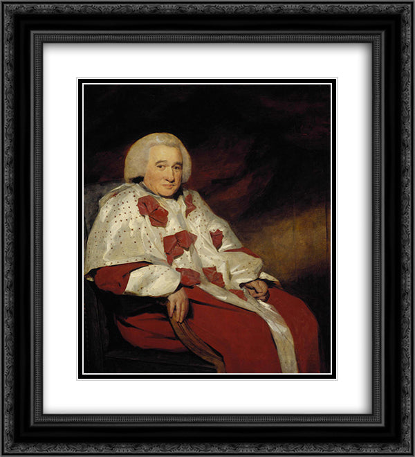 Robert Macqueen, Lord Braxfield 20x22 Black Ornate Wood Framed Art Print Poster with Double Matting by Raeburn, Henry