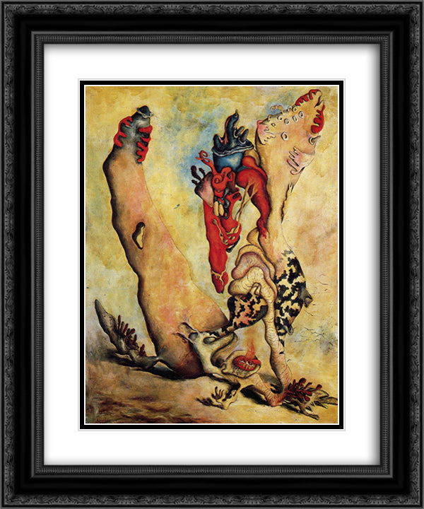 Gynandrologie 20x24 Black Ornate Wood Framed Art Print Poster with Double Matting by Serpan, Jaroslav