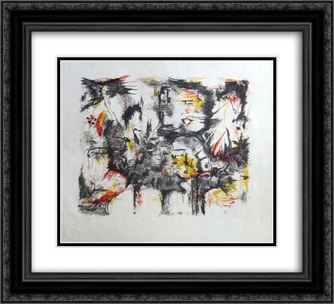 Untitled 22x20 Black Ornate Wood Framed Art Print Poster with Double Matting by Serpan, Jaroslav