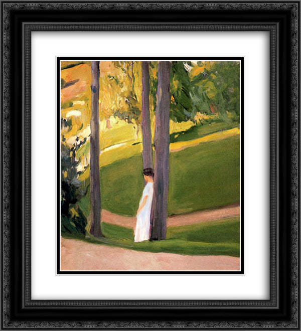 San Sebastian landscape 20x22 Black Ornate Wood Framed Art Print Poster with Double Matting by Sorolla, Joaquin