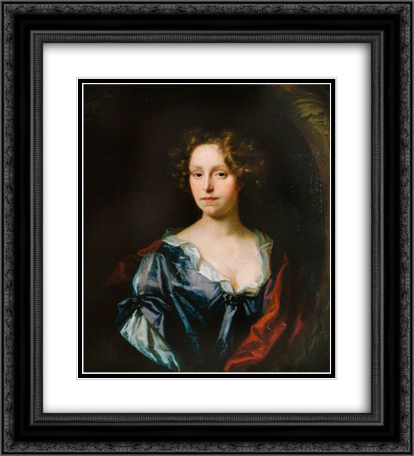 Anne Rider, Sister of John Smith, Speaker of the House of Commons 20x22 Black Ornate Wood Framed Art Print Poster with Double Matting by Riley, John