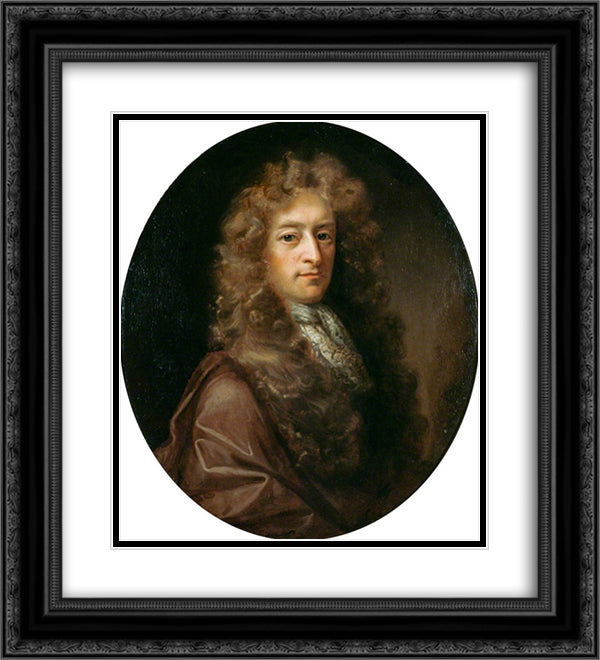 James Drummond 20x22 Black Ornate Wood Framed Art Print Poster with Double Matting by Riley, John