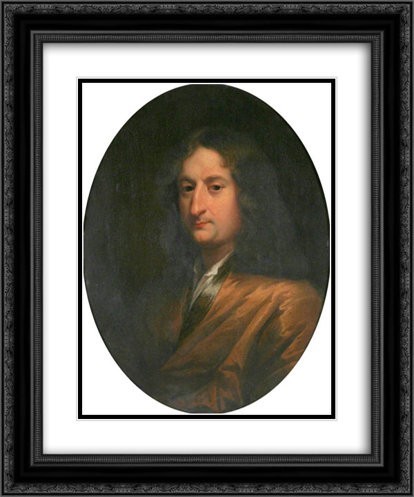 Joseph Cox 20x24 Black Ornate Wood Framed Art Print Poster with Double Matting by Riley, John