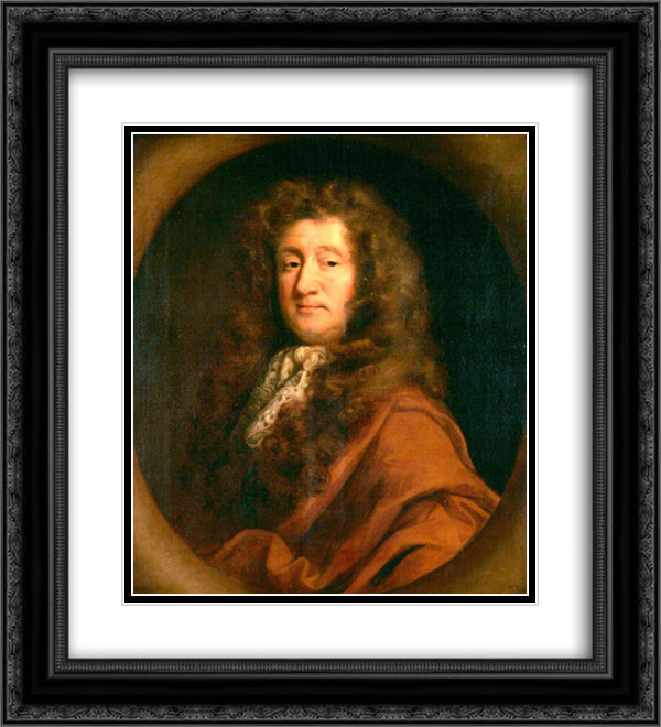 Thomas Marsham of Stratton Strawless 20x22 Black Ornate Wood Framed Art Print Poster with Double Matting by Riley, John