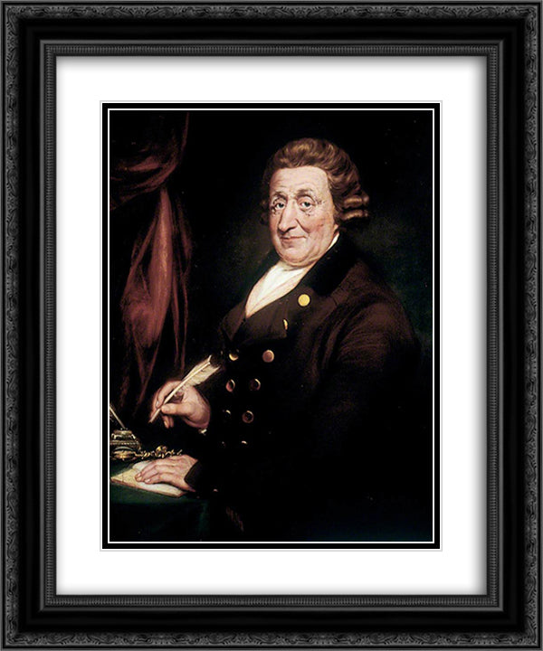 Anthony Knowles 20x24 Black Ornate Wood Framed Art Print Poster with Double Matting by Russell, John