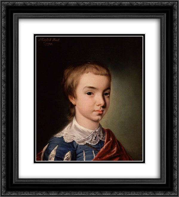 William Wilberforce 20x22 Black Ornate Wood Framed Art Print Poster with Double Matting by Russell, John