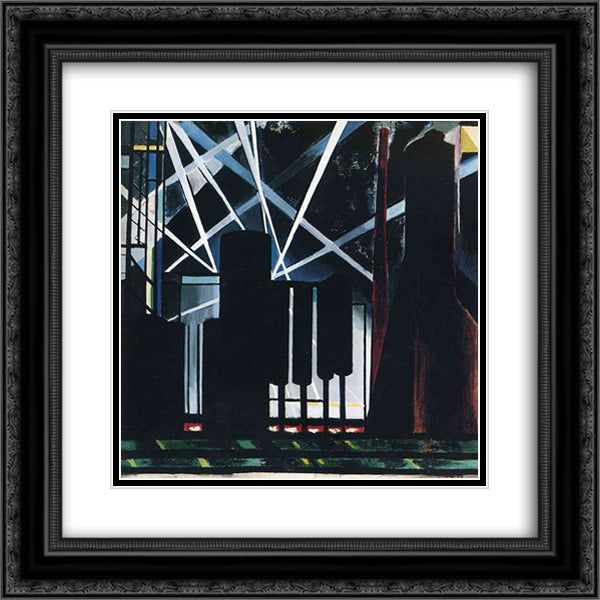 By-Products Plants 20x20 Black Ornate Wood Framed Art Print Poster with Double Matting by Stella, Joseph