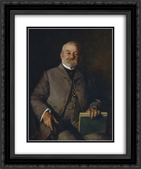 The Hon. Henry Gullett MLC 20x24 Black Ornate Wood Framed Art Print Poster with Double Matting by Ashton, Julian