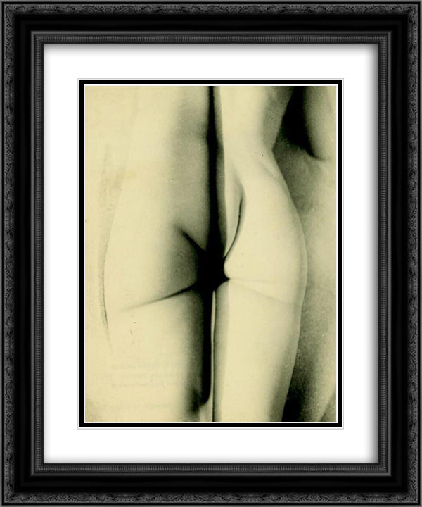 Work 20x24 Black Ornate Wood Framed Art Print Poster with Double Matting by Yamamoto, Kanae