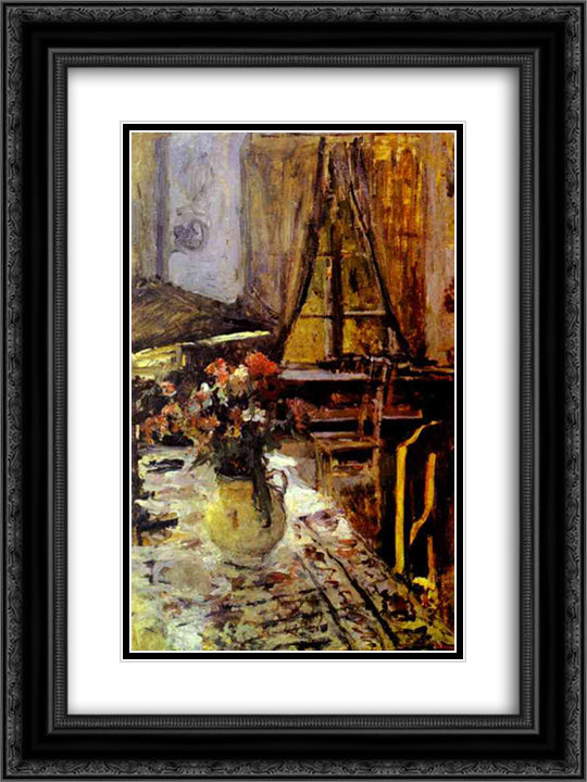 Twilight 18x24 Black Ornate Wood Framed Art Print Poster with Double Matting by Korovin, Konstantin