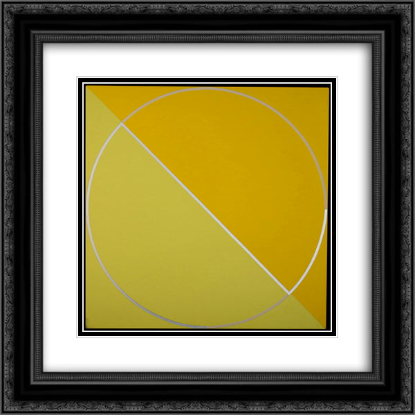 M & Child 20x20 Black Ornate Wood Framed Art Print Poster with Double Matting by Valledor, Leo