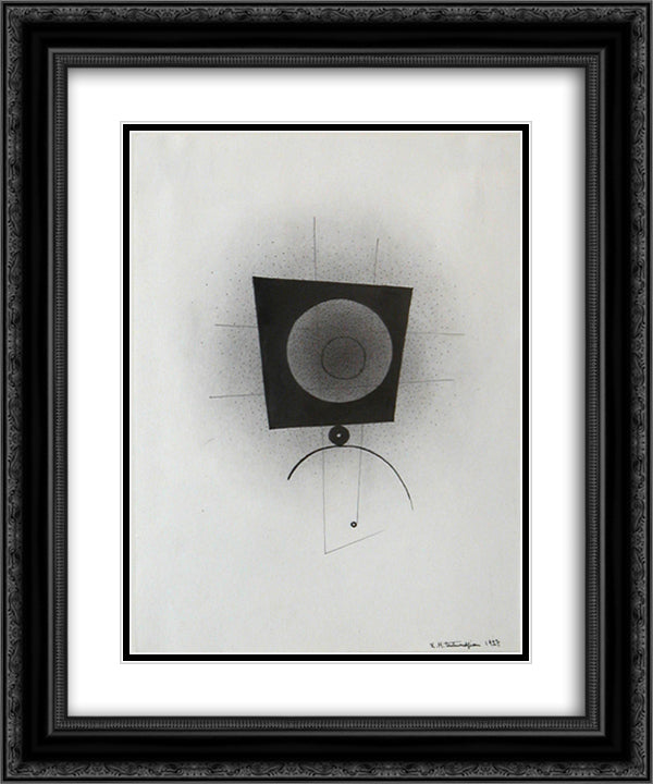 Untitled 20x24 Black Ornate Wood Framed Art Print Poster with Double Matting by Tutundjian, Leon Arthur