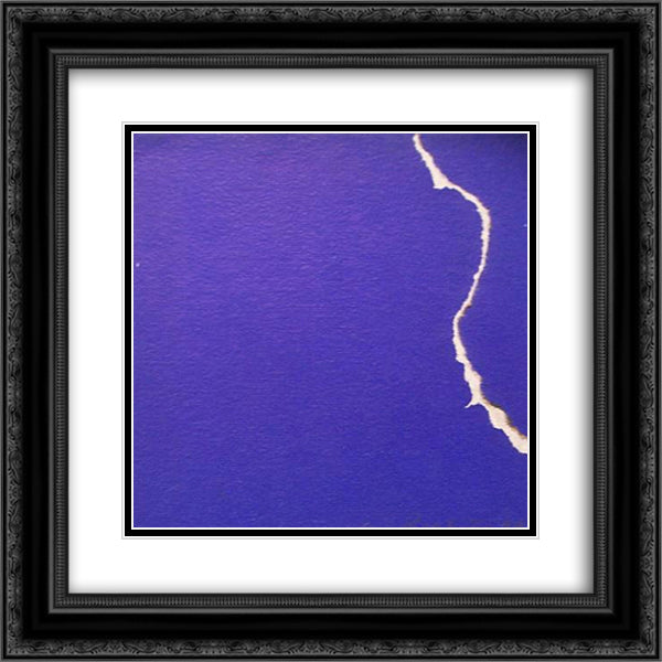 Untitled 20x20 Black Ornate Wood Framed Art Print Poster with Double Matting by Polk Smith, Leon