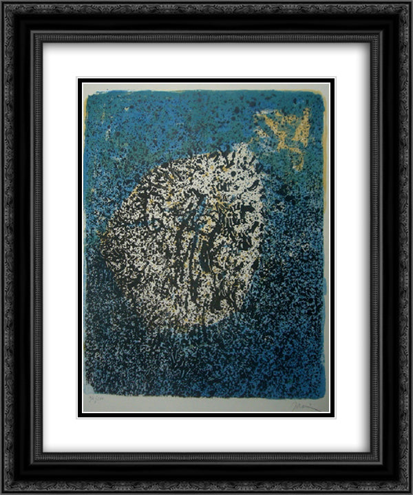 Pretextat 20x24 Black Ornate Wood Framed Art Print Poster with Double Matting by Prassinos, Mario