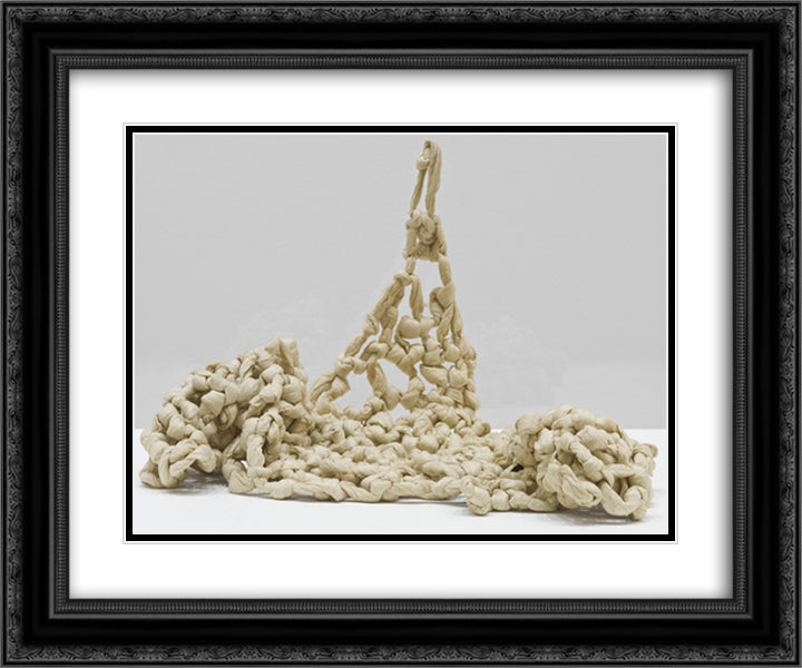Untitled (from Droguinhas) 24x20 Black Ornate Wood Framed Art Print Poster with Double Matting by Schendel, Mira