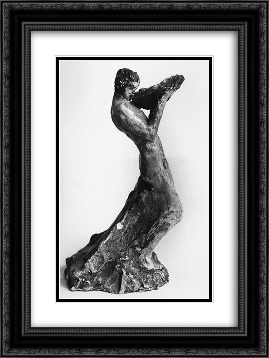 The confectioner 18x24 Black Ornate Wood Framed Art Print Poster with Double Matting by Gyzis, Nikolaos