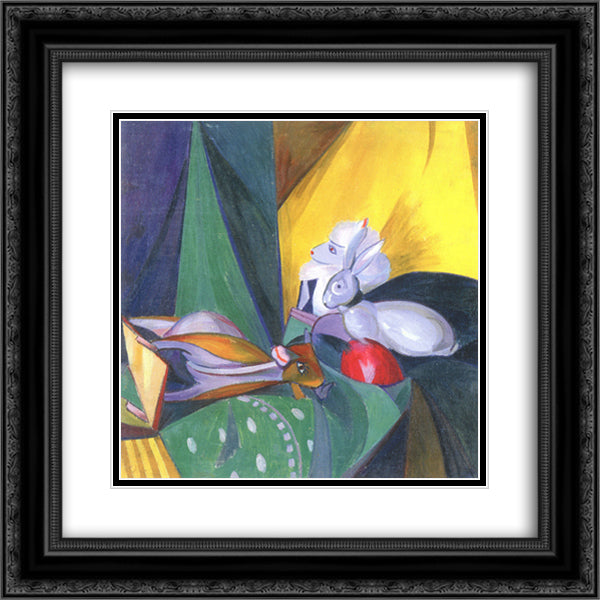 Toys 20x20 Black Ornate Wood Framed Art Print Poster with Double Matting by Bogomazov, Oleksandr