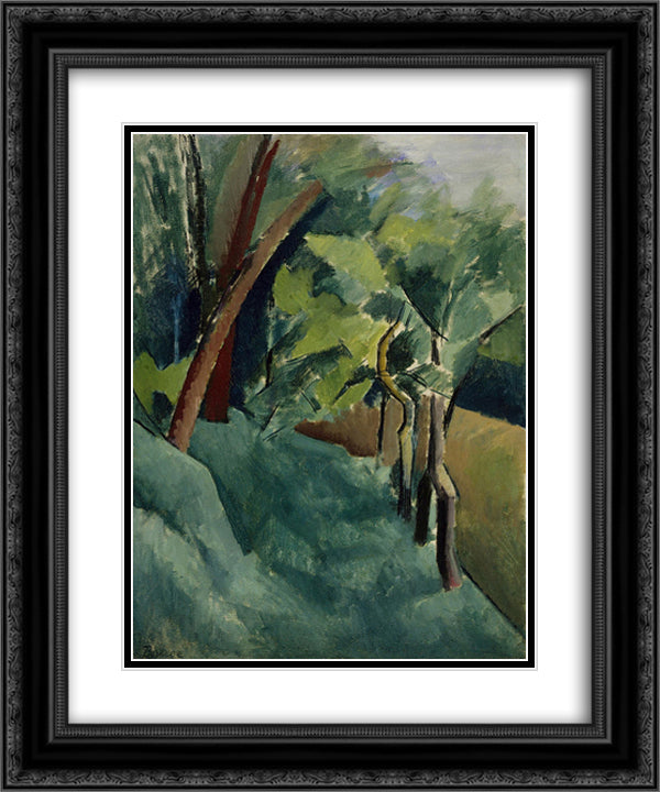 Landscape 20x24 Black Ornate Wood Framed Art Print Poster with Double Matting by Bruce, Patrick Henry