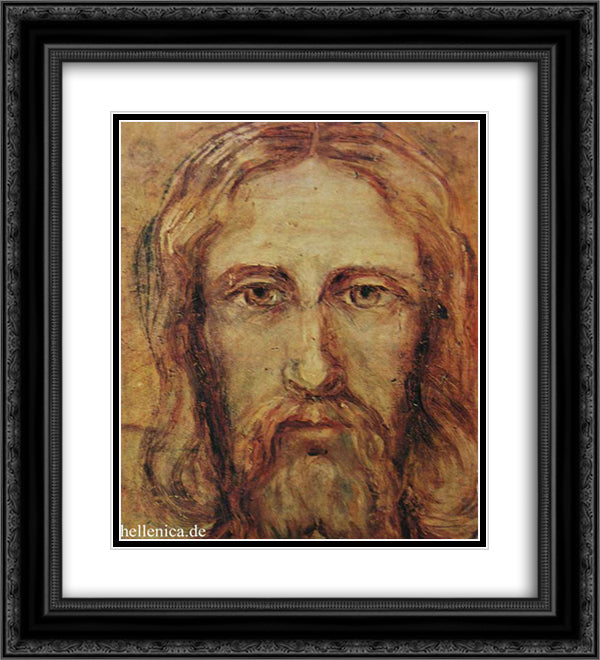 Hagiography 20x22 Black Ornate Wood Framed Art Print Poster with Double Matting by Lembesis, Polychronis