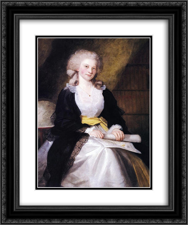 Ann Whiteside 20x24 Black Ornate Wood Framed Art Print Poster with Double Matting by Earl, Ralph