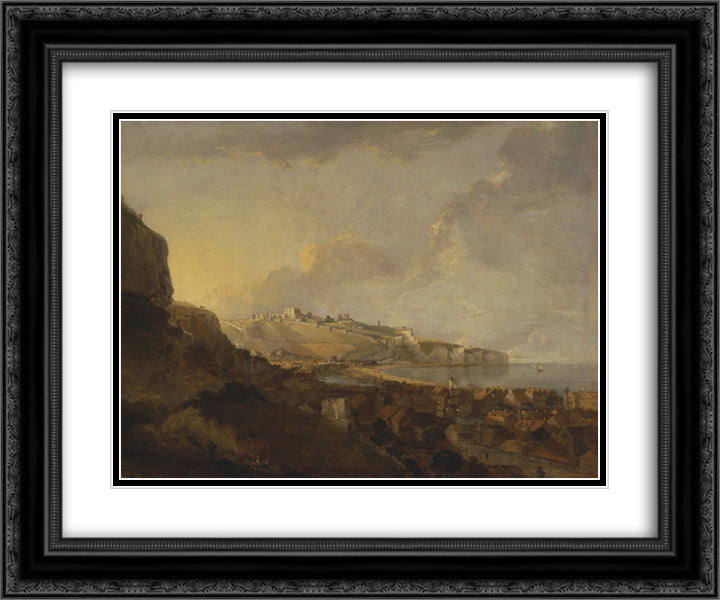 Dover 24x20 Black Ornate Wood Framed Art Print Poster with Double Matting by Wilson, Richard