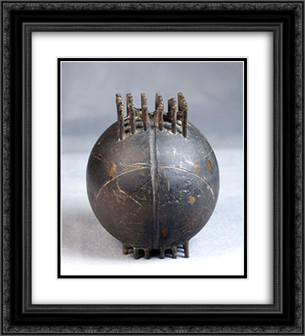 Untitled 20x22 Black Ornate Wood Framed Art Print Poster with Double Matting by Vollmer, Ruth