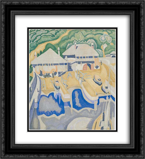 Arsanas 20x22 Black Ornate Wood Framed Art Print Poster with Double Matting by Papaloukas, Spyros