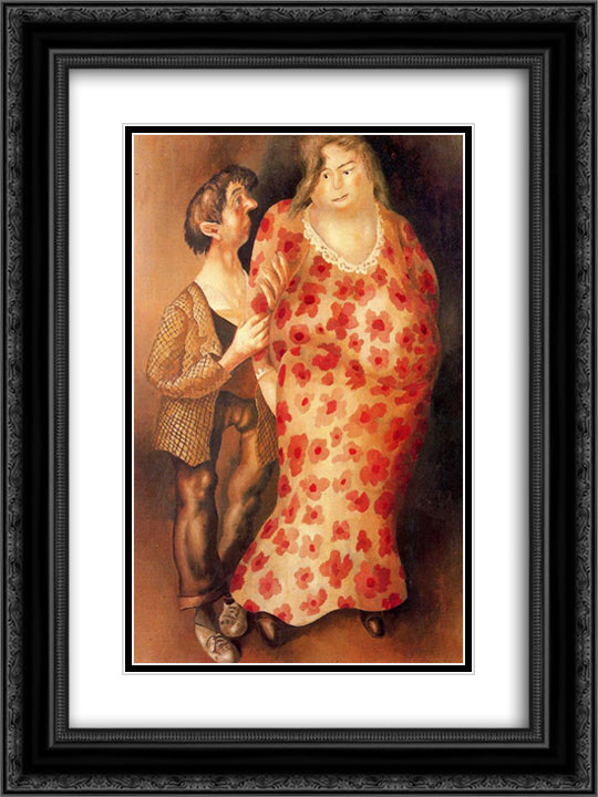 Beatitude 4 - Passion (Desire Beatitude) 18x24 Black Ornate Wood Framed Art Print Poster with Double Matting by Spencer, Stanley