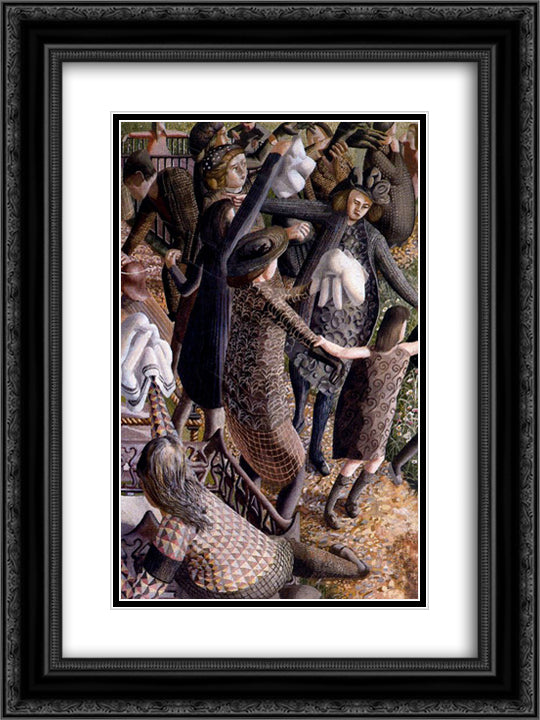 Resurrection - Reunion 2 18x24 Black Ornate Wood Framed Art Print Poster with Double Matting by Spencer, Stanley