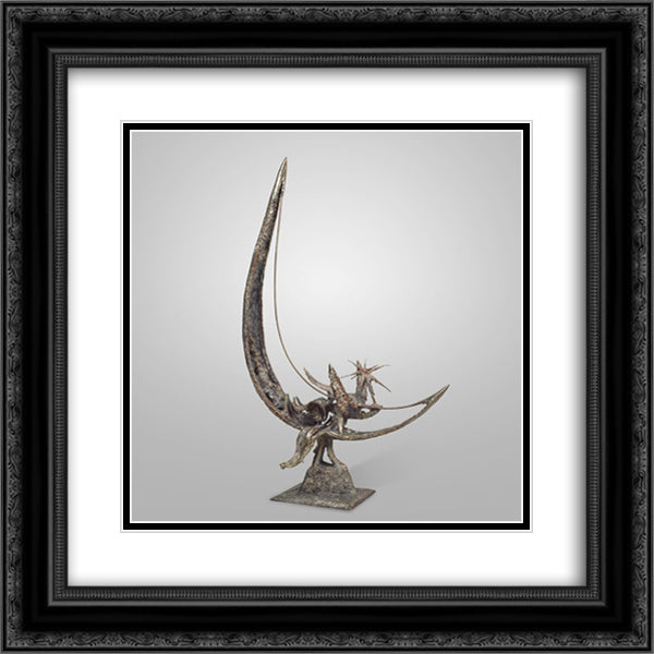 Cradle Song 20x20 Black Ornate Wood Framed Art Print Poster with Double Matting by Roszak, Theodore