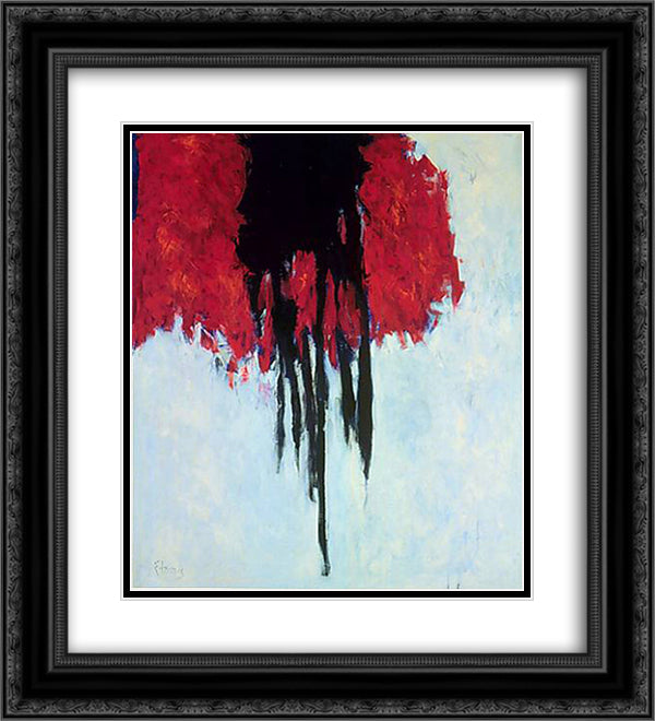 Adam 20x22 Black Ornate Wood Framed Art Print Poster with Double Matting by Stamos, Theodoros